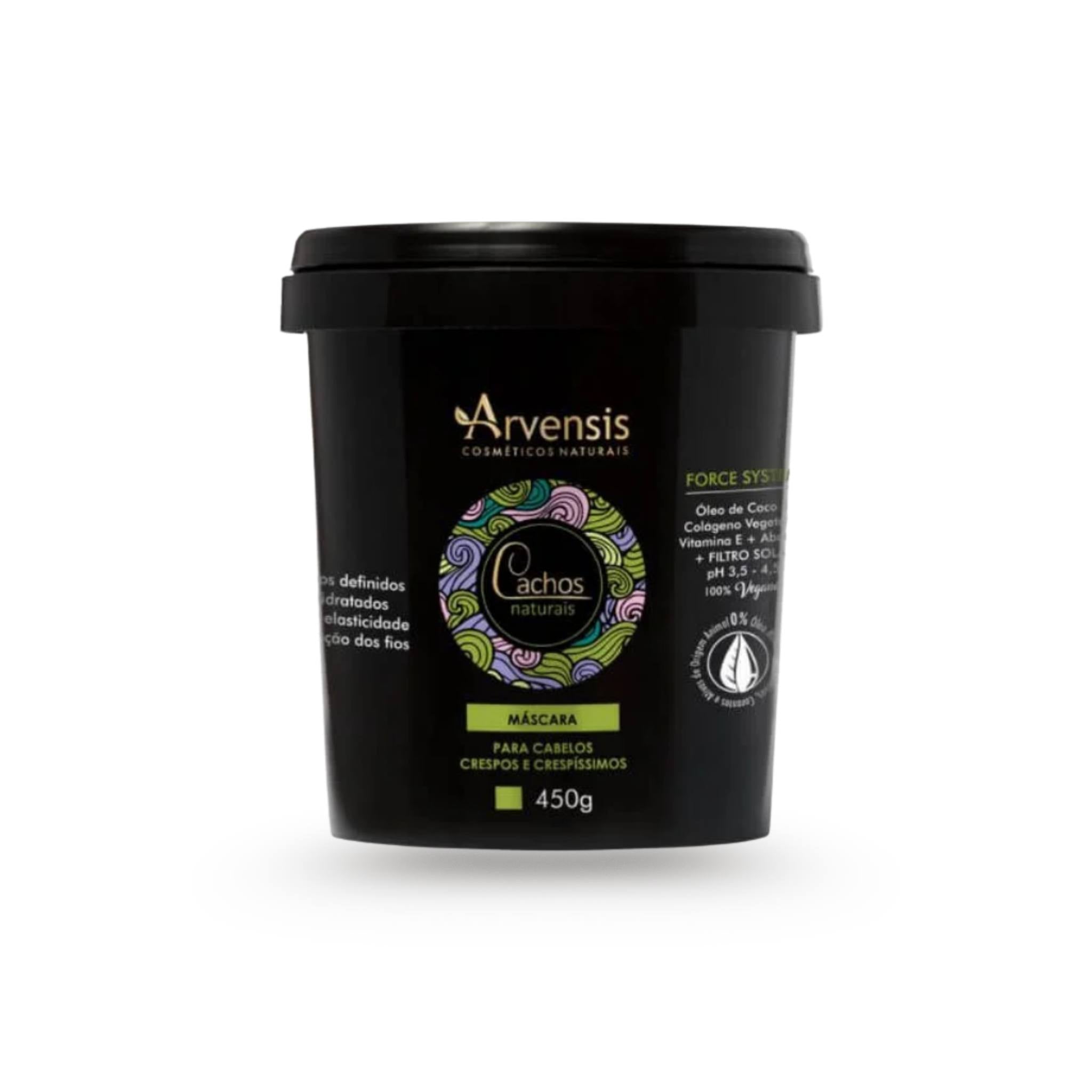 Máscara Cachos Naturais (Crespos/Crespíssimos) 450g - Arvensis