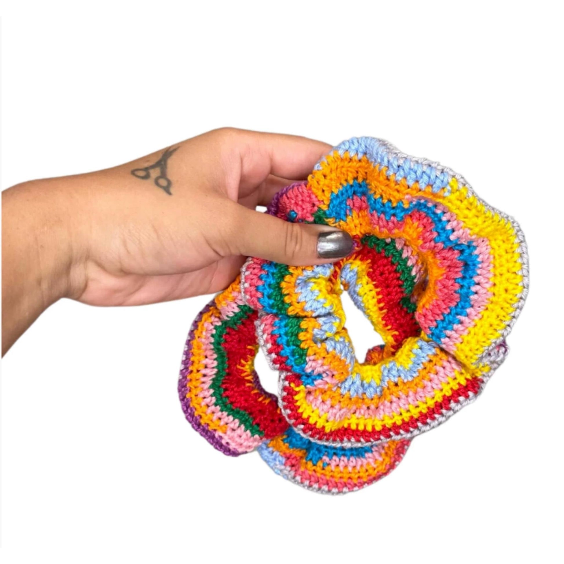 Xuxinha de Crochê Colorida - Turban