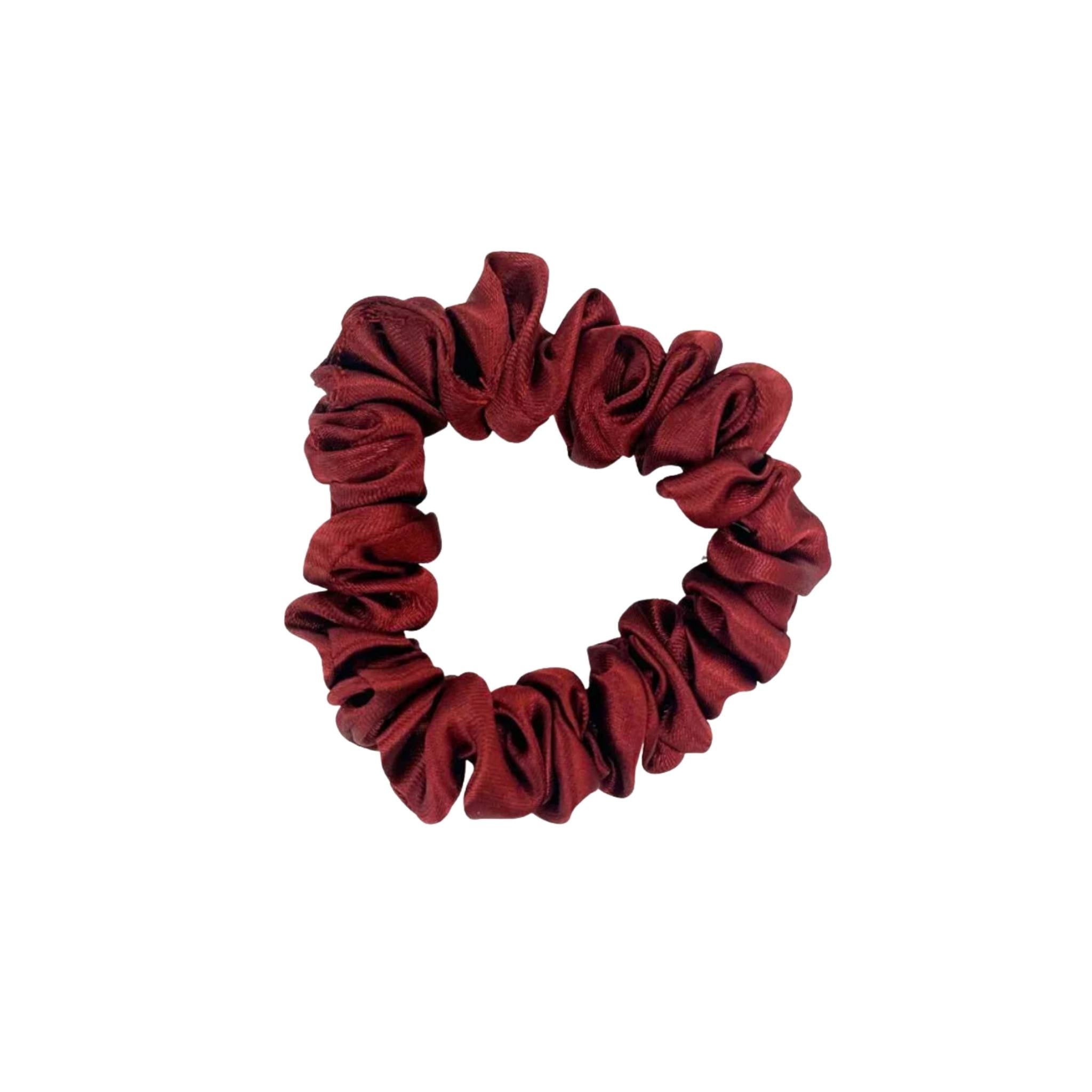Xuxinha de Cetim Slim Borgonha - Turban