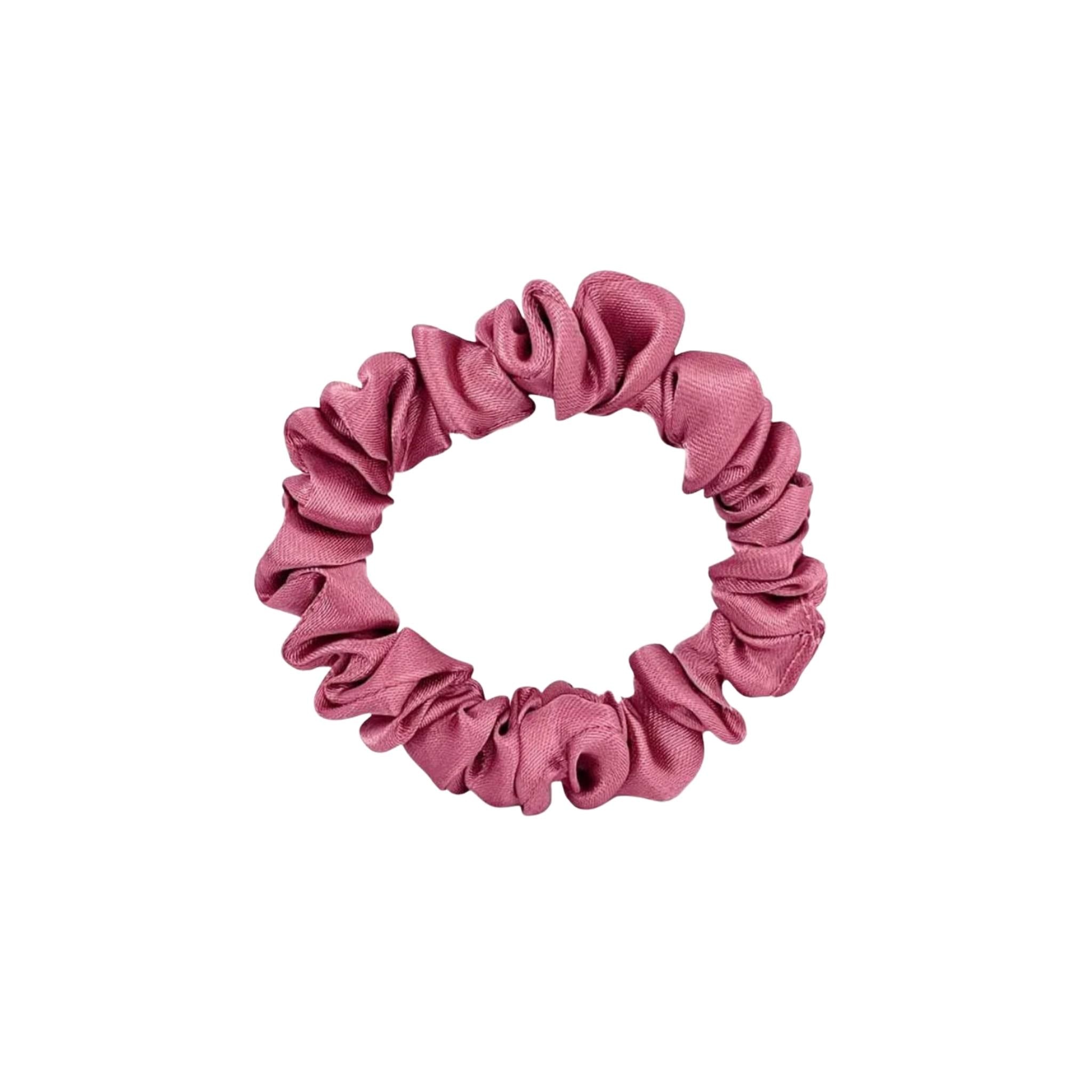Xuxinha de Cetim Slim Rosa Vintage - Turban